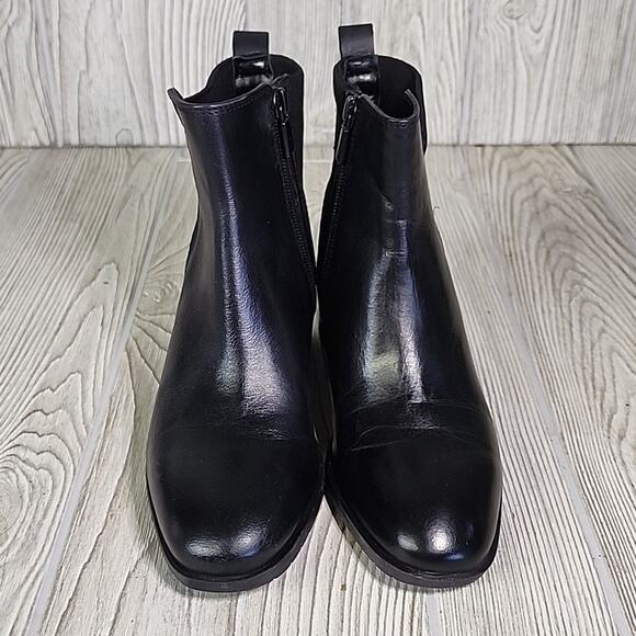 Kenneth Cole Reaction Salt Stretch Bootie Black Ankle Boots Womens Size 5 NEW - Picture 3 of 12
